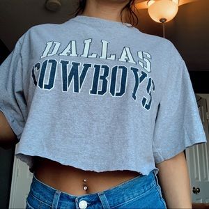 Cropped Dallas Cowboys Top